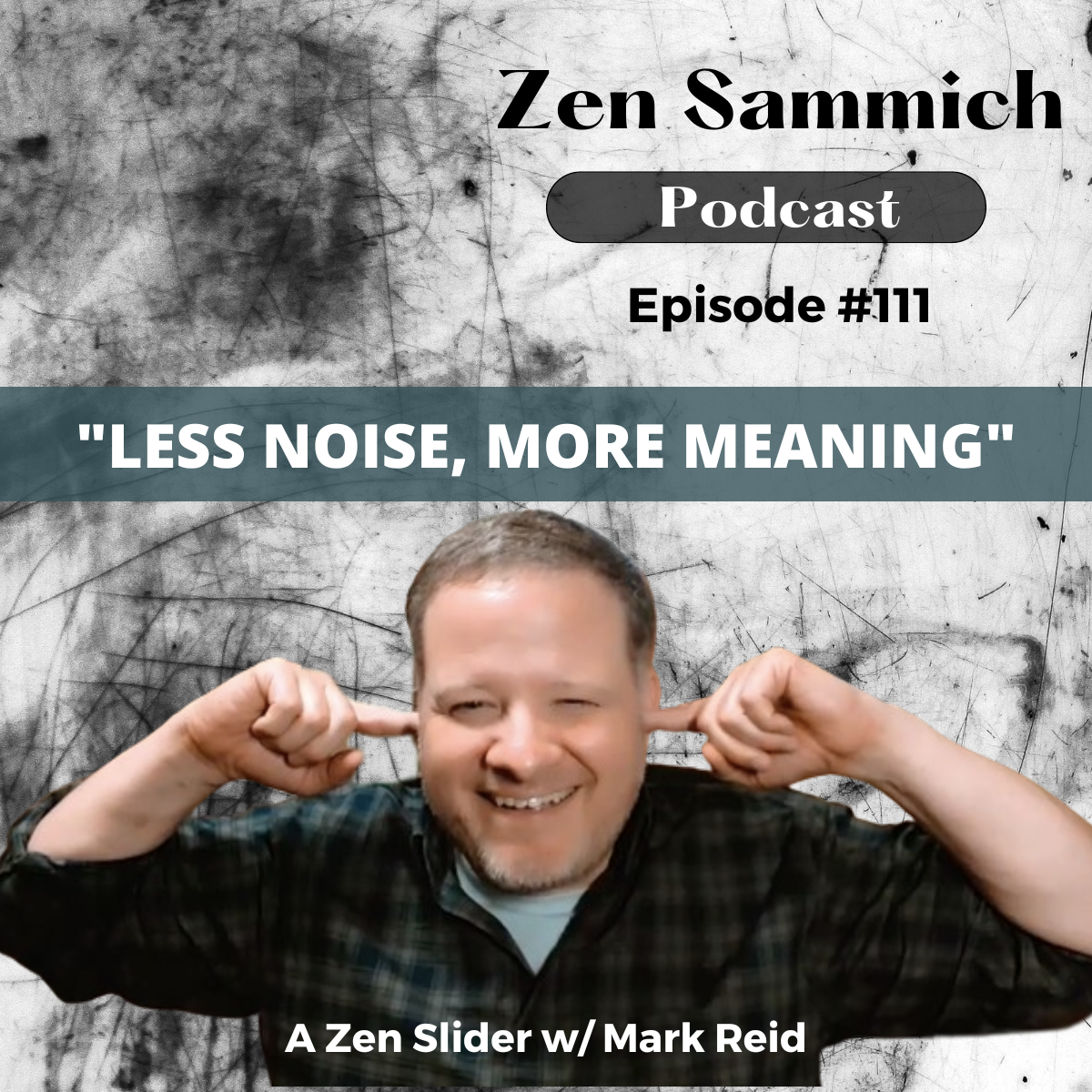 Less Noise More Meaning Zen Slider Sammich